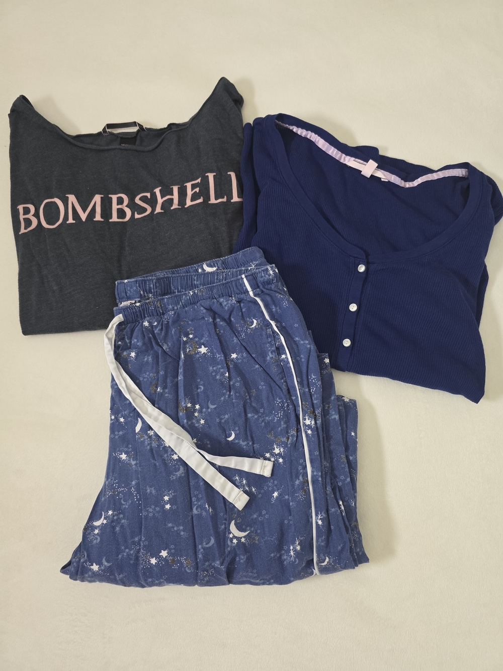 Victoria's Secret Blue Moon and Star-Print Pajama